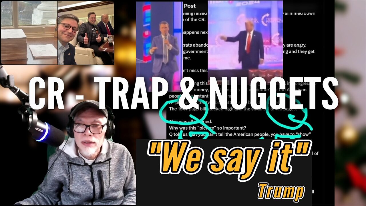 EP 42: CR - TRAP & HIDDEN CODES - AMFEST - "We Say it." Trump.