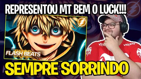 REACT Luck (Black Clover) - Sempre Sorrindo | Flash Beats (Prod. Yuta)