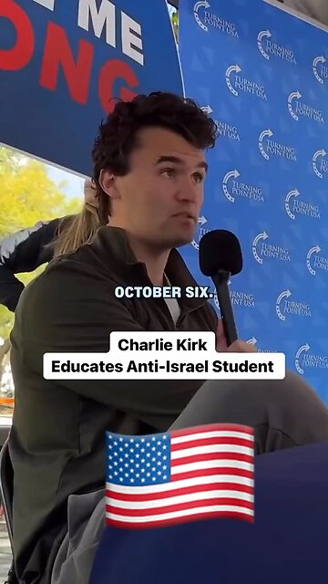 Charlie Kirk explains why there’s no moral equivalence between Hamas and Israel. God bless Israel.