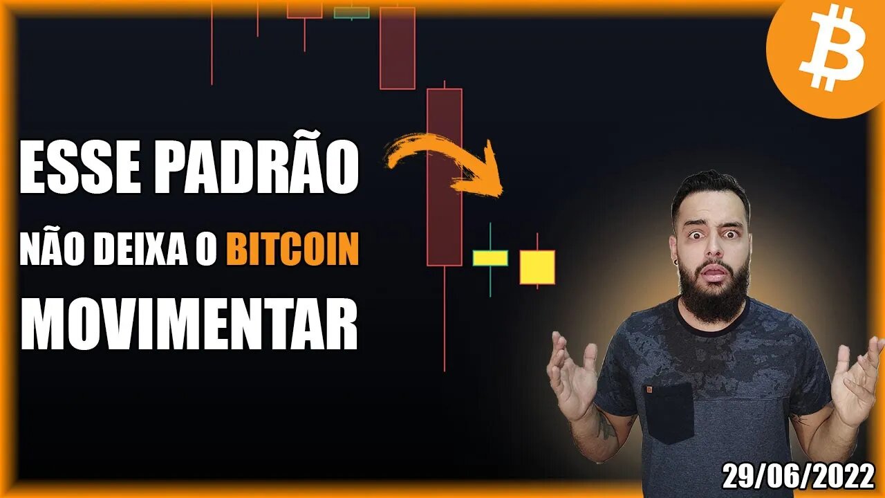 É Por Isso Que o Bitcoin NÃO SOBE (e não cai) - Análise BTC 29/06/2022