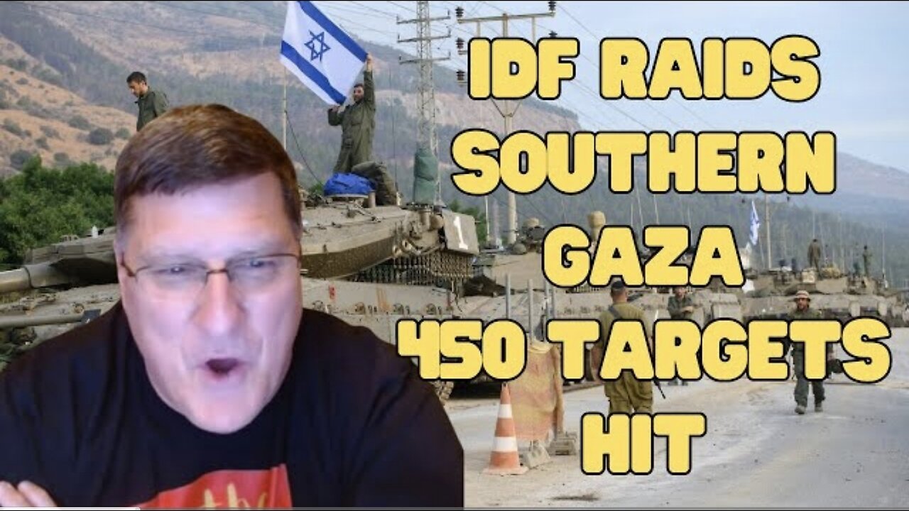 Scott Ritter on lsrael-H@mas war update: IDF raids Southern Gaza,450 targets hit