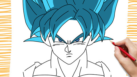 Como desenhar o Goku ( passo a passo )