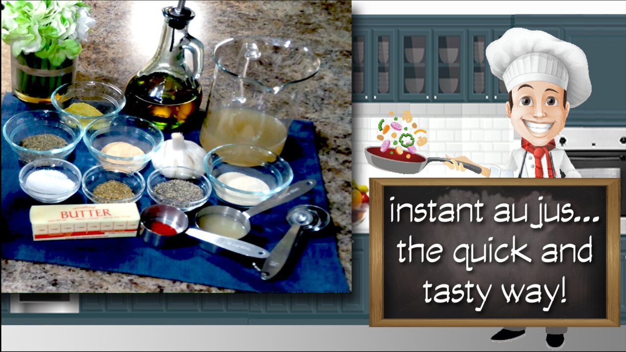 Instant Au Jus or Gravy | The Quick and Tasty Recipe Way!