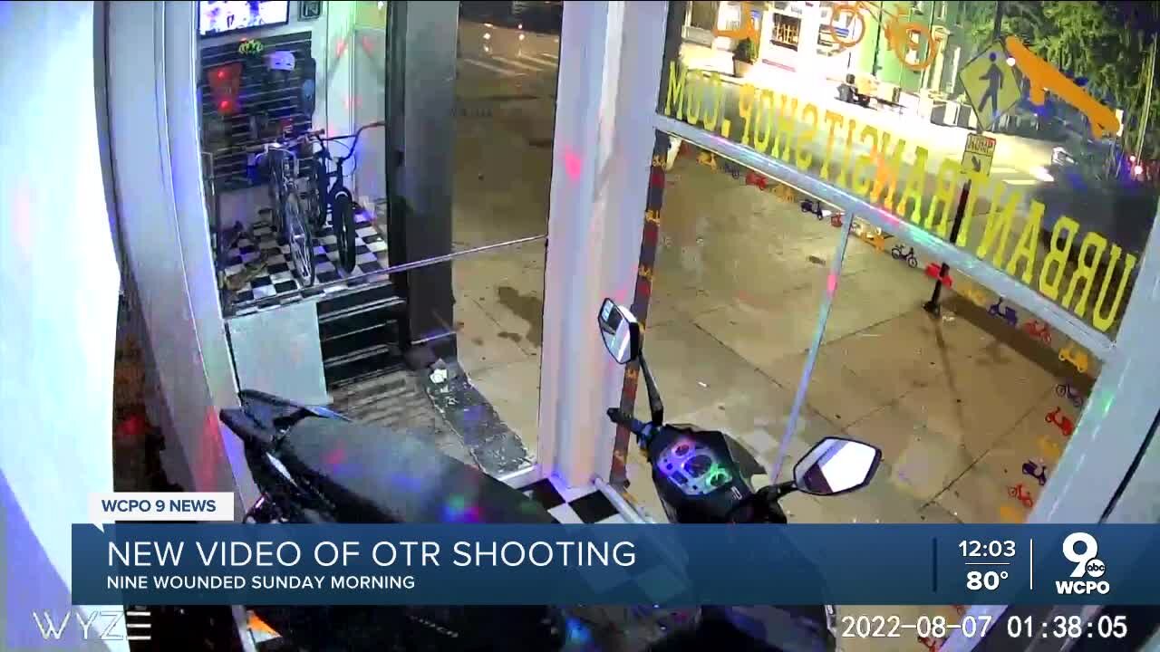 New surveillance video shows OTR mass shooting