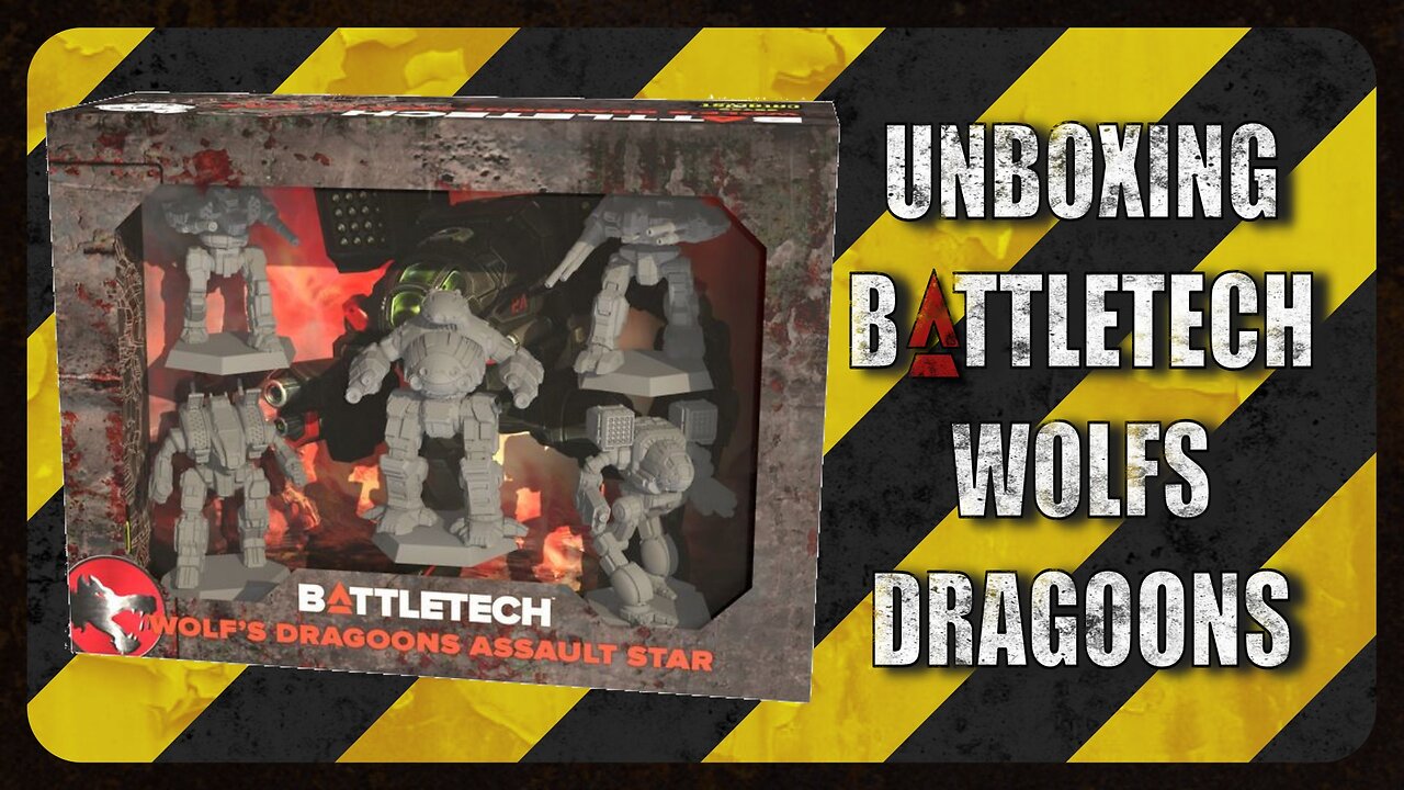 Unboxing Battletech Wolfs Dragoons Assault Star : TTM Ep016