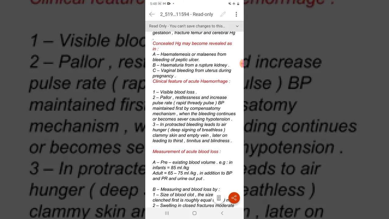 General surgery L4 part1 (Hemorrhage)