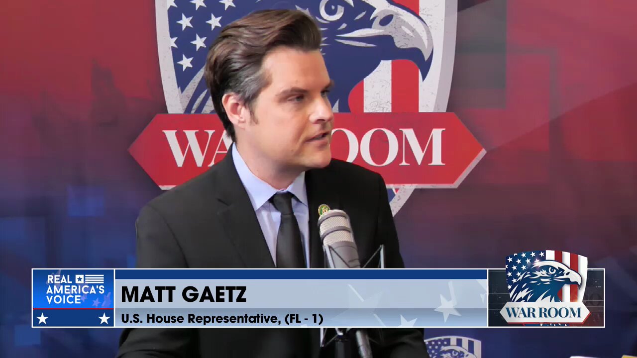 Rep. Matt Gaetz Exposes Big Pharma’s Role In School Shootings.