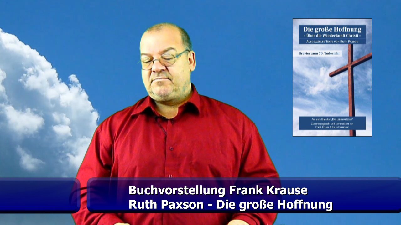 Buchvorstellung - Die große Hoffnung (Ruth Paxson / Dez. 2018)