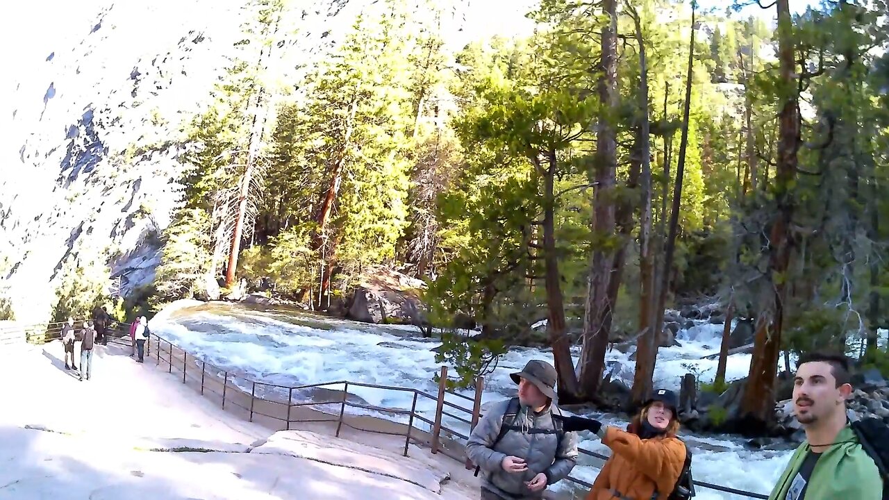 Yosemite 2024 Footbridge to Vernal Falls-Part 2