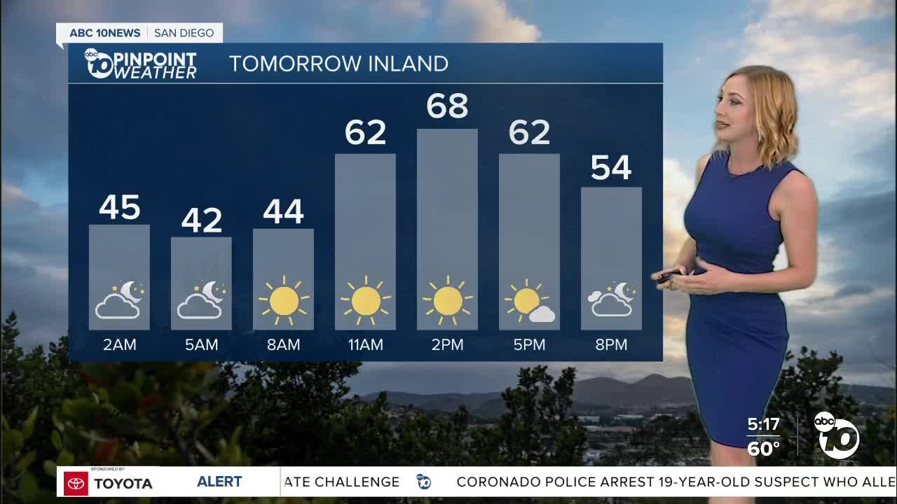 ABC 10News Pinpoint Weather with Meteorologist Leah Pezzetti