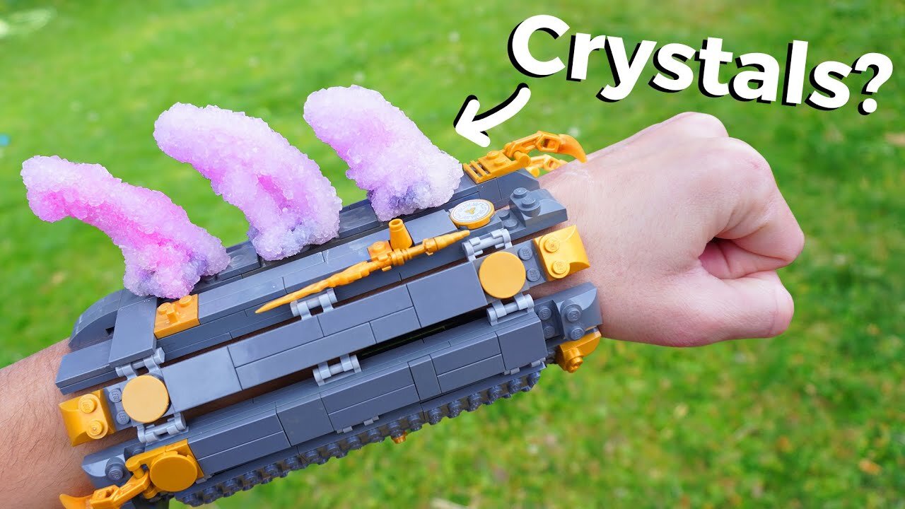 I Made LEGO Weapons Using Homemade Crystals