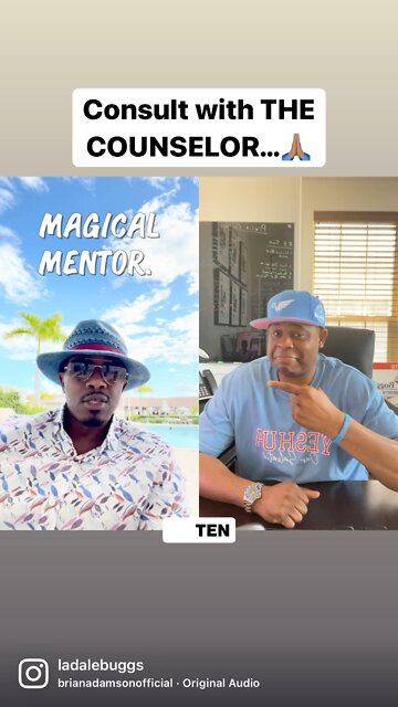 Consult with THE COUNSELOR, CHRIST JESUS