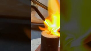 Melting gold