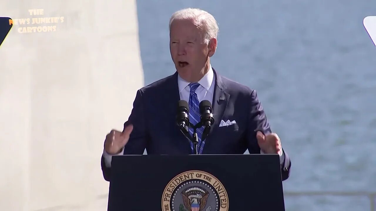 Of course, Biden attacks Trump and claims again he was "involved" in The Civil Rights Movement.