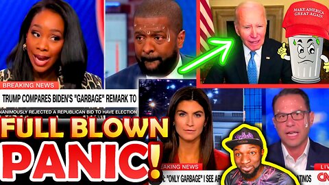 🚨"HE MEANT SUPPORTER*" ☠ DELUSIONAL CNN Panel PANIC To Cover For Biden IDIOCY After 'GARBAGE' Gaffe!