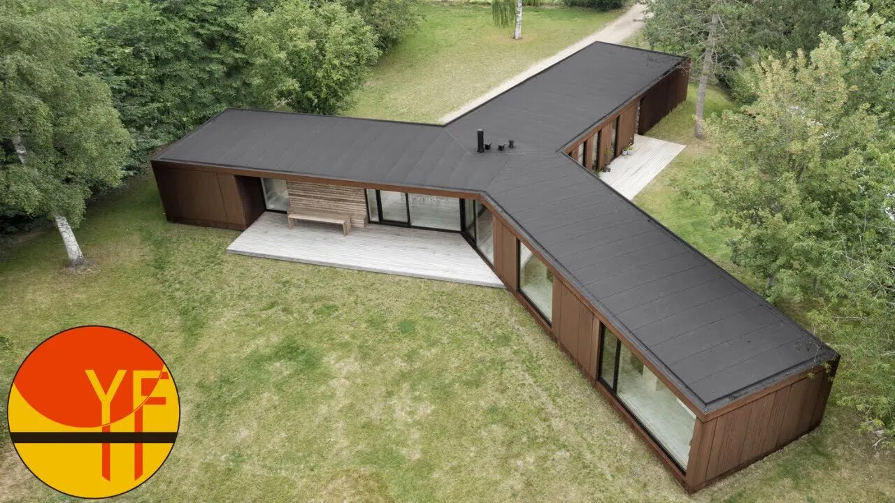 Tour In Villa Korup By Jan Henrik Jansen Arkitekter + Marshall Blecher In KORUP, DENMARK