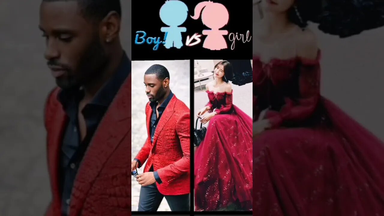 Boys favorites Vs Girls favorites part 1 #shorts #red