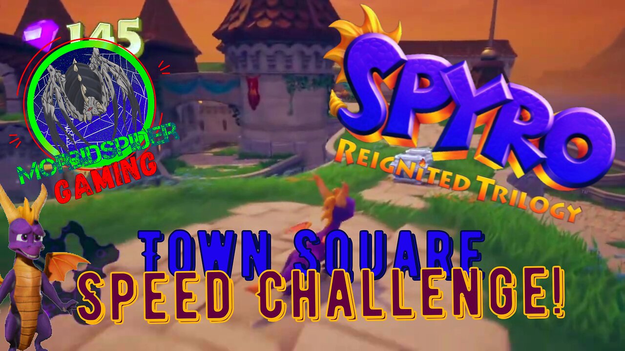 Spyro Reignited Trilogy Speed Challenge: Town Square