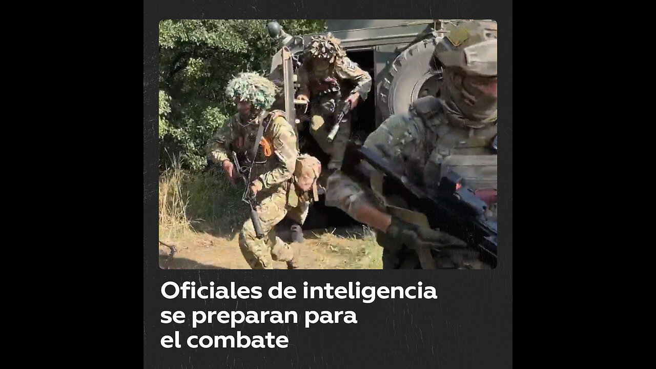 Oficiales de inteligencia rusos toman posiciones para ejecutar operaciones de combate