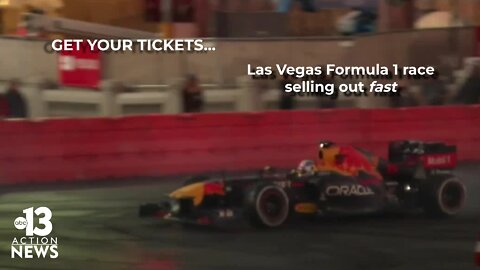 Las Vegas Formula 1 race tickets sell fast