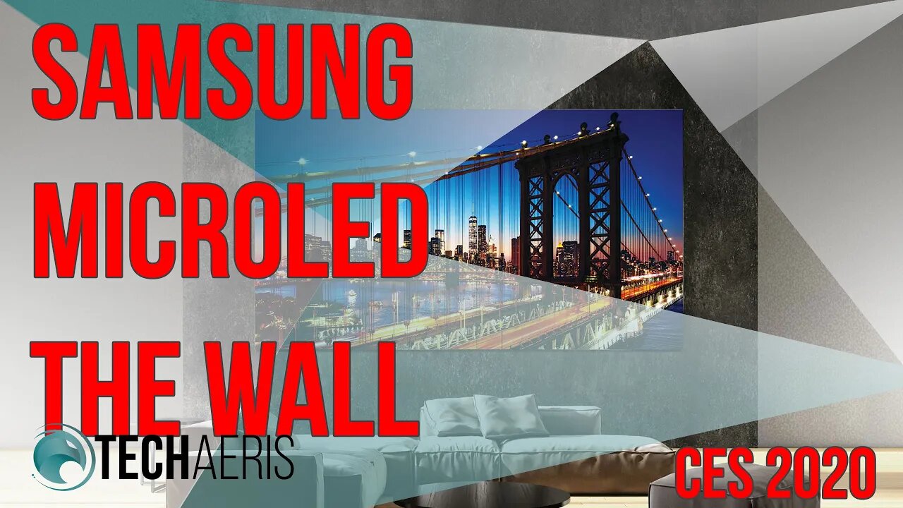 [CES 2020] Samsung Updates its MicroLED The Wall for 2020