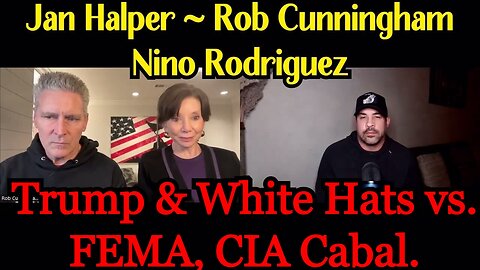 Dr. Jan Halper-Hayes HUGE intel: Trump & White Hats vs. FEMA, CIA Cabal!