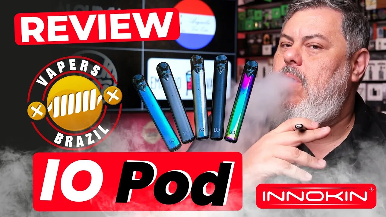 Innokin IO Pod - O menor Pod, ate agora no canal - Review PTBR