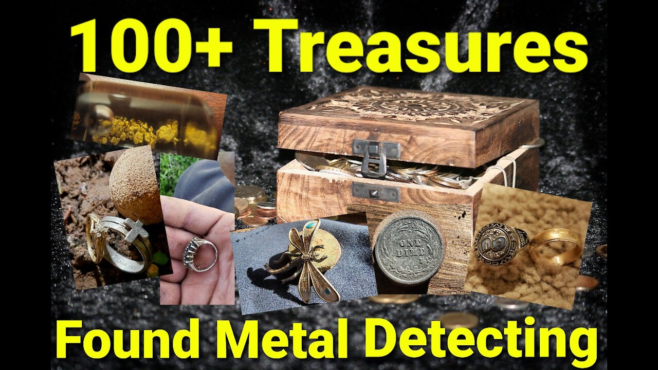 100 Plus Treasures Found Metal Detecting