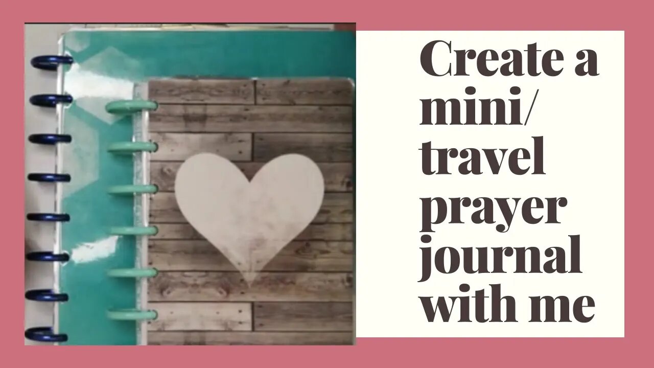 How to make a travel faith journal - war binder