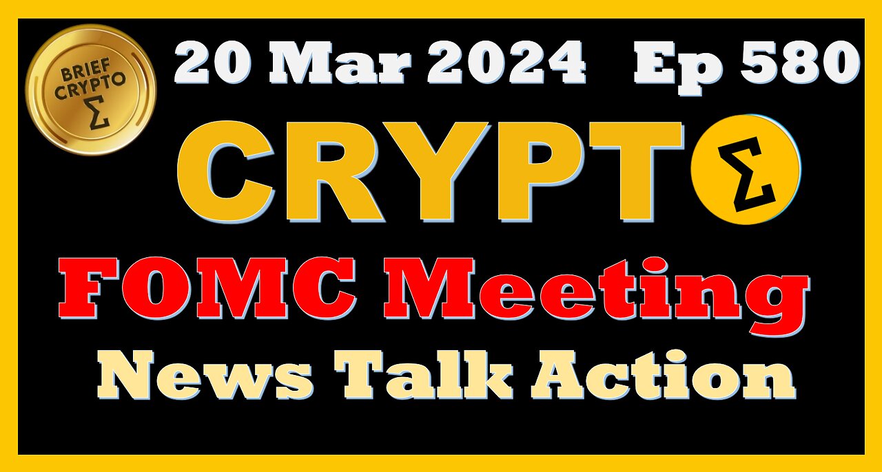 Brief Crypto (NO sponsors) - #FOMC Meeting today #Bitcoin #BTC #Ethereum #ETH #SOL #LINK #FTM #IMX