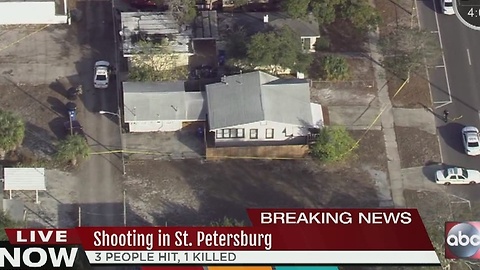 Three shot in St. Petersburg, at least one dead