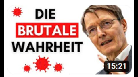 Corona-Wahnsinn: Karl Lauterbach rutscht die Wahrheit raus