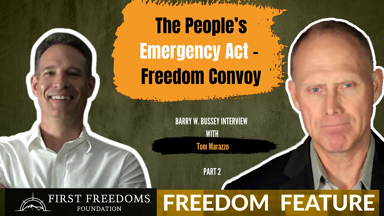 Part 2: The People's Emergency Act - Interview with Tom Marazzo