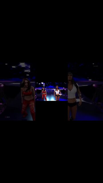 WWE 2k22 Bella Twins Entrance #shorts 3