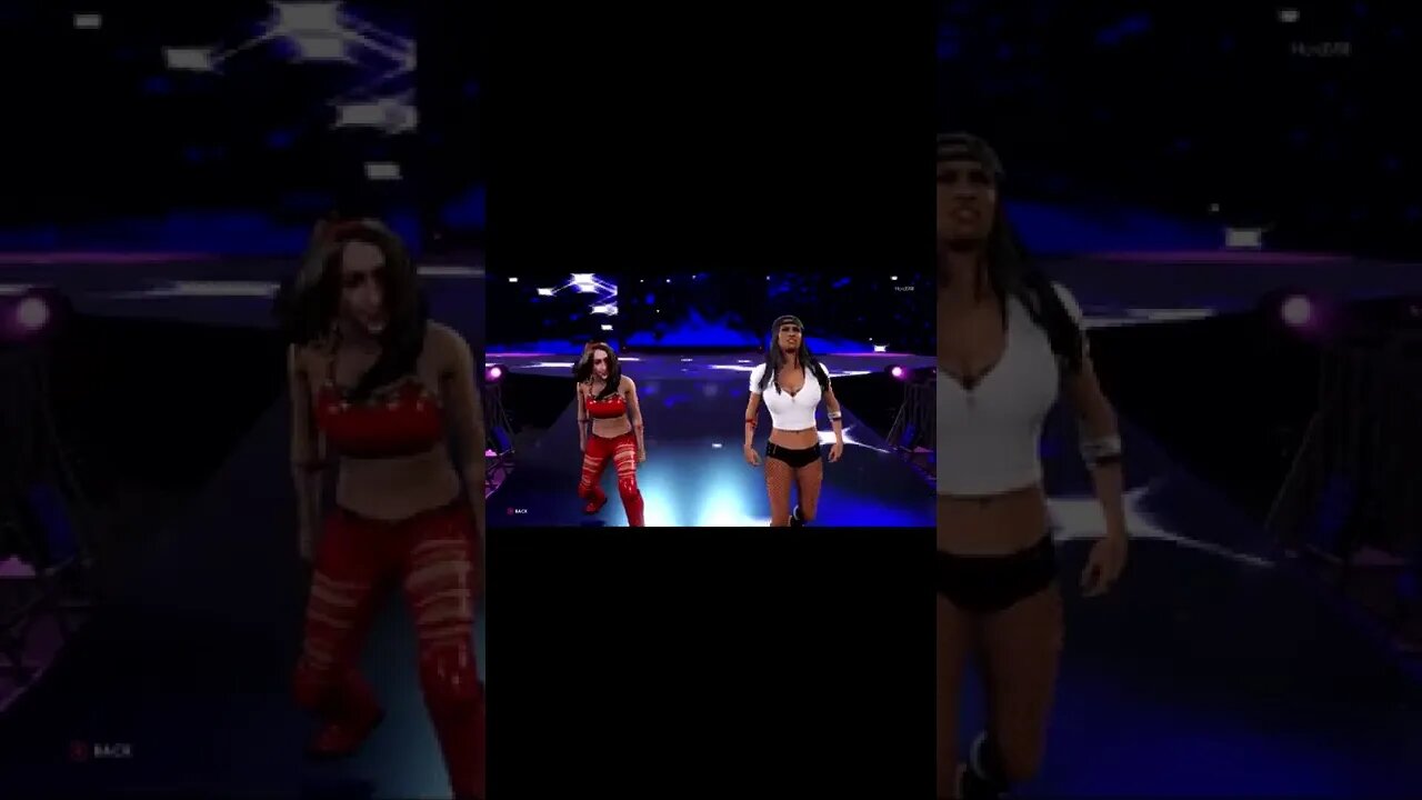 WWE 2k22 Bella Twins Entrance #shorts 3