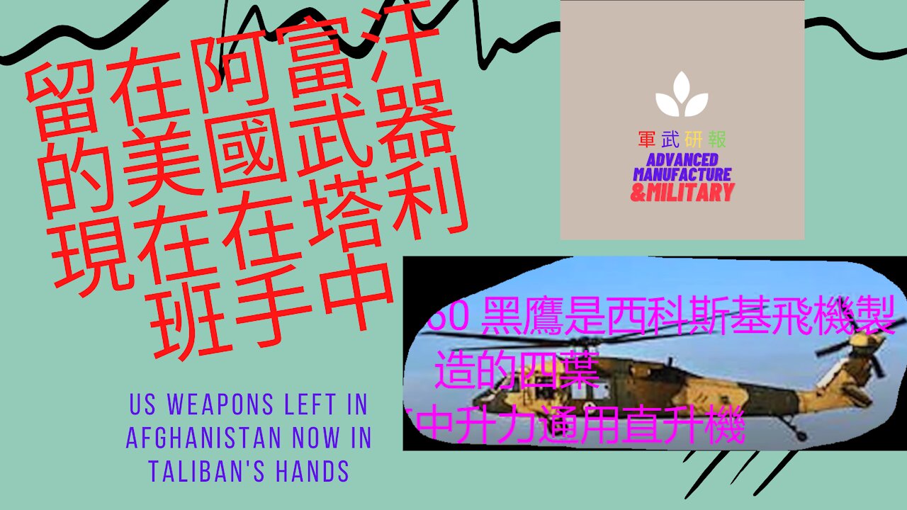 080 留在阿富汗的美國武器現在在塔利班手中