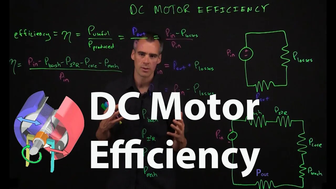 Calculating efficiency of a DC motor