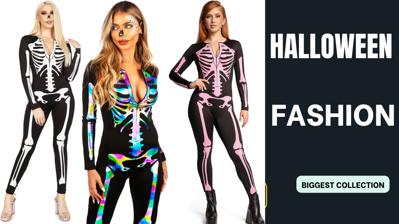 Women's Sexy Skeleton Halloween Costume