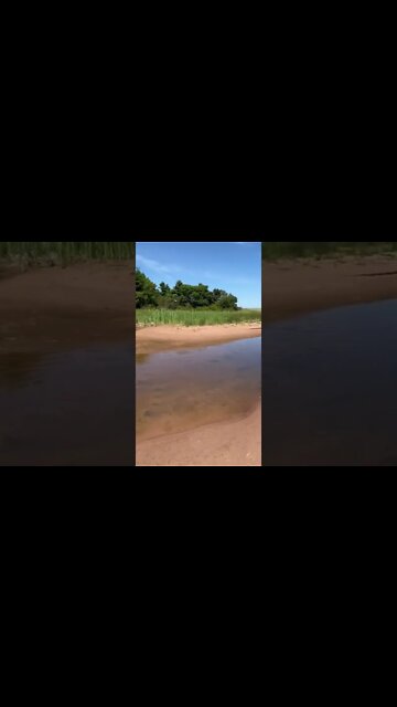 Hidden area at Brackley Beach Canada