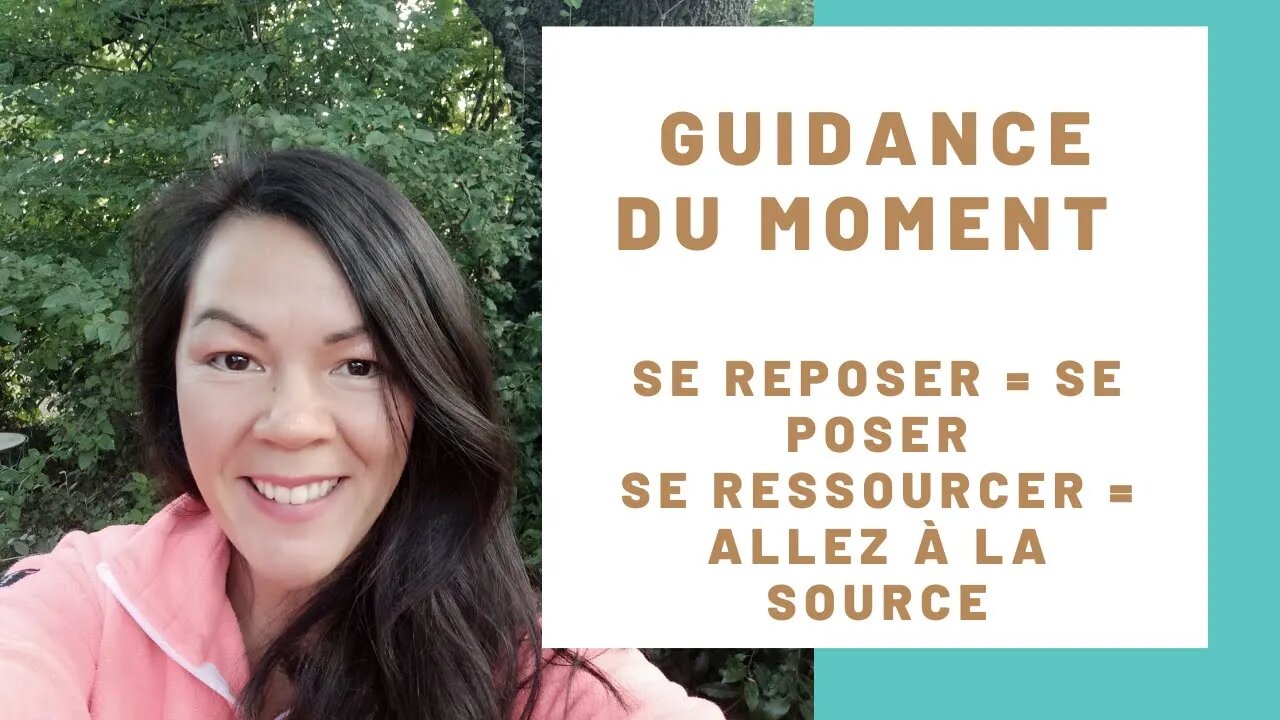 Messages des guides se reposer et se ressourcer