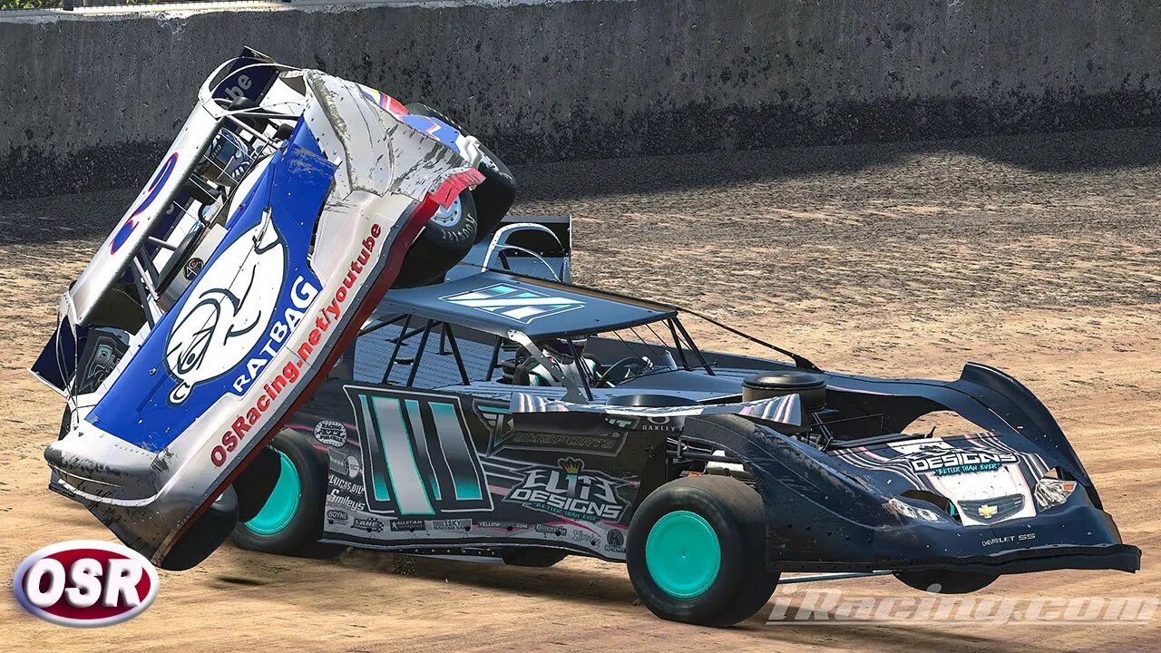 iRacing Dirt Pro Late Model Race - Heat Win - Feature?? - Federated Auto Parts Raceway at I-55