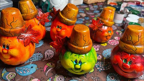 Harvest Pumpkin 🧲 Magnets Sealed In Satin! They Are Came Out Cute!! Up For Purchase Soon!🎃