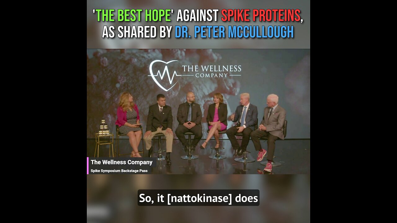 ‘The Best Hope’ We Have Against Spike Proteins - Dr. Peter McCullough
