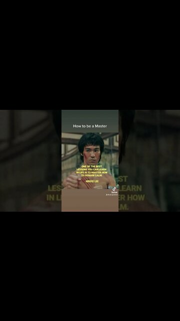 Bruce Lee shares the most important trait to Master.