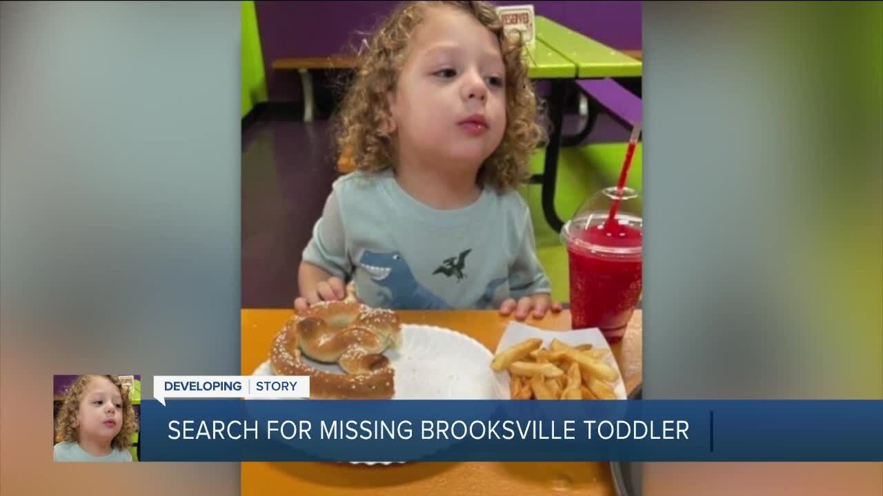 Search for Brooksville 2-year-old enters 2nd day