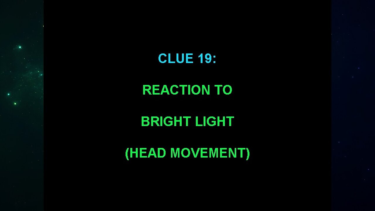 Clue 19 (The "Alien Interview" Video Analysis 2013/2014/2015)