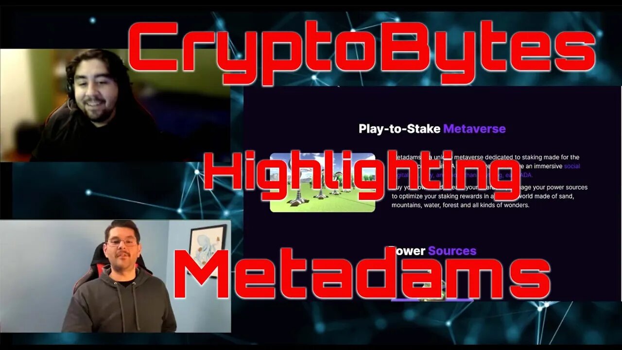 CryptoBytes - Metadams, The First Stake-to-Play Game On Cardano