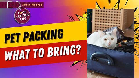 Packing For Your Pet