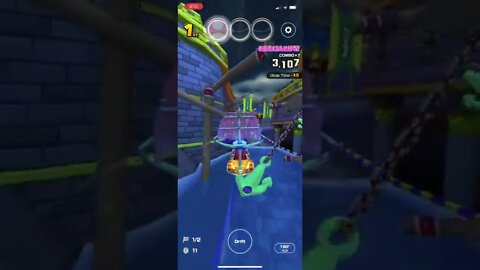 Mario Kart Tour - Starry Great Sail Gameplay (Ocean Tour Premium Challenges Reward Glider)