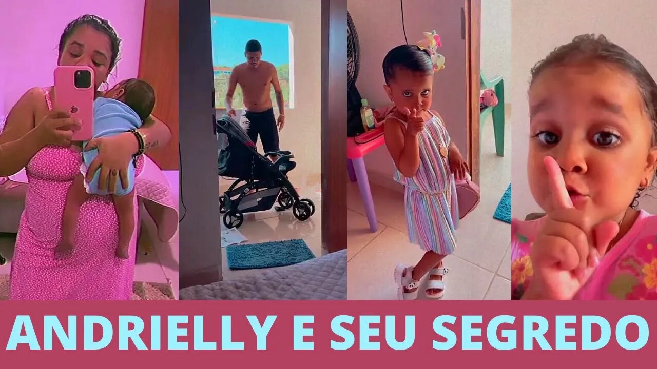 Andrielly vai sair e faz SUSPENSE sobre o lugar aonde VAI